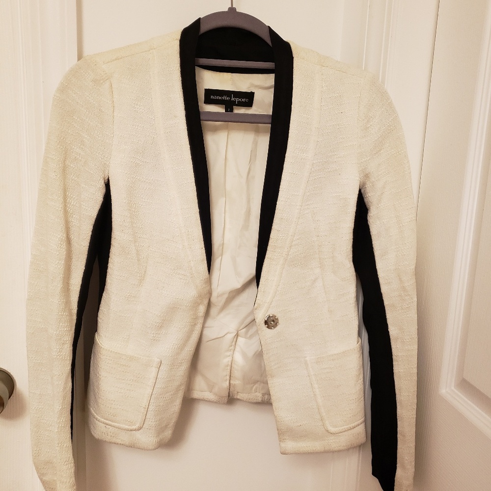 Nanette lepore tuxedo blazer